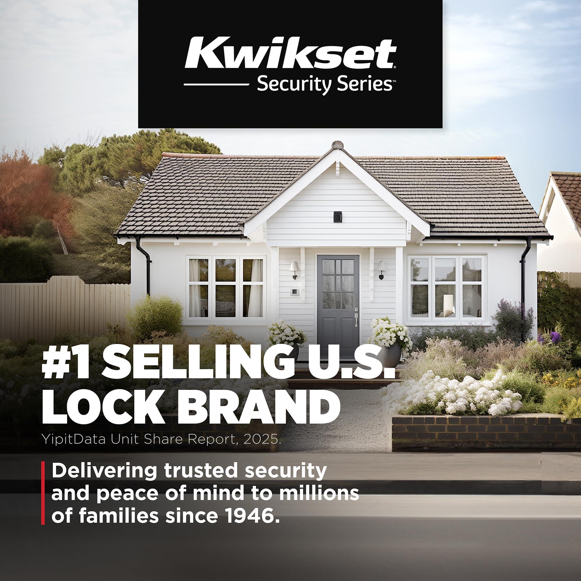 Kwikset Kwikset 335 26D RND PCKT DR LCK Round Bed/Bath Pocket Door Lock in Satin Chrome