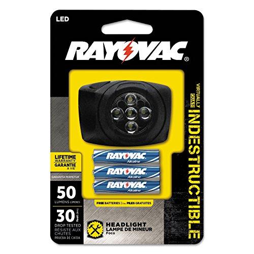 Rayovac Rayovac DIYHL3AAAB Virtually Indestructible LED Headlight 3 AAA Black