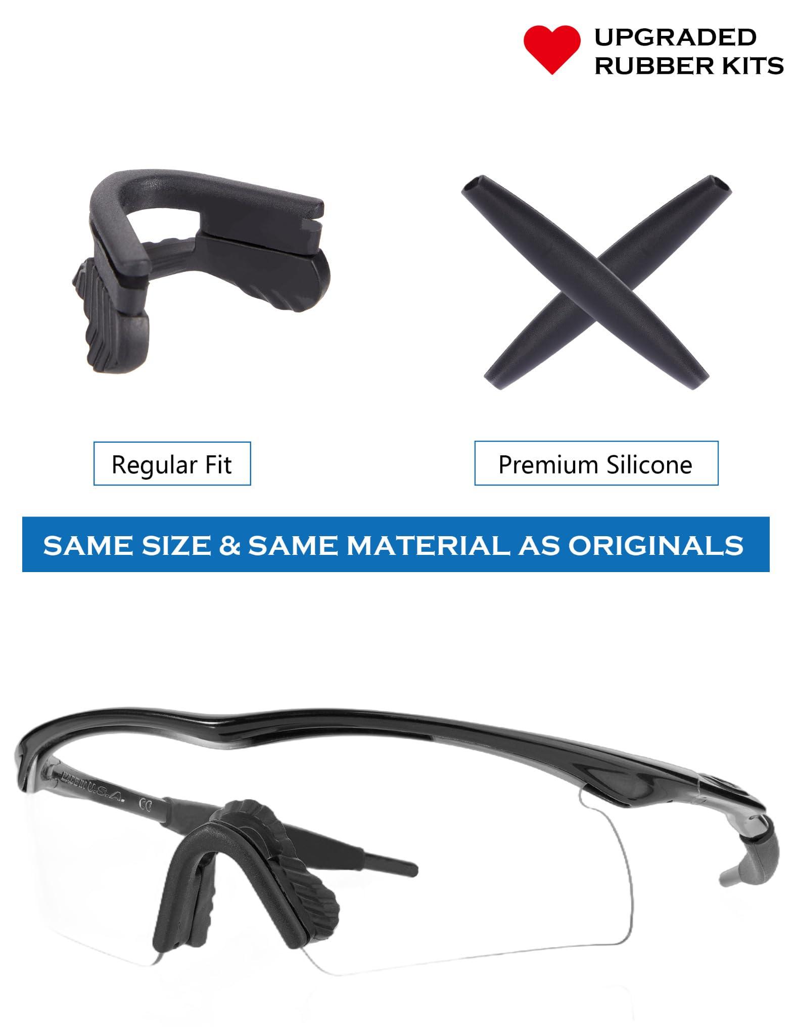 Firtox Replacement Earsocks & Nosepieces Rubber Kits for Oakley M Frame Heater/M Frame Sweep/M Frame Strike/M Frame Hybrid Sunglass - Green