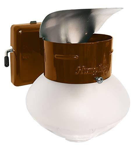 Humphrey Humphrey 9RW Propane Gas Light, Rustic Walnut Pre-formed Mantle