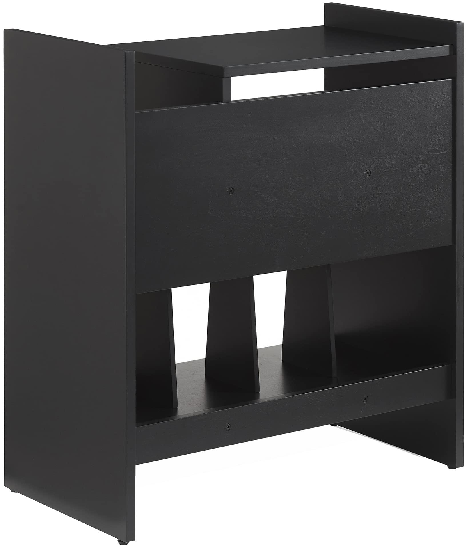 Crosley Furniture Crosley Furniture Portland Turntable Stand, Black