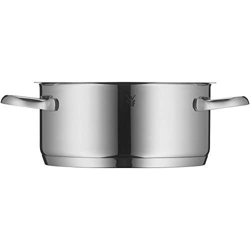 WMF WMF Pot Ø 20 cm Approx. 2.5L Provence Plus Pouring Rim Glass Lid Cromargan Stainless Steel Polished Suitable for Induction Hobs Dishwasher-Safe
