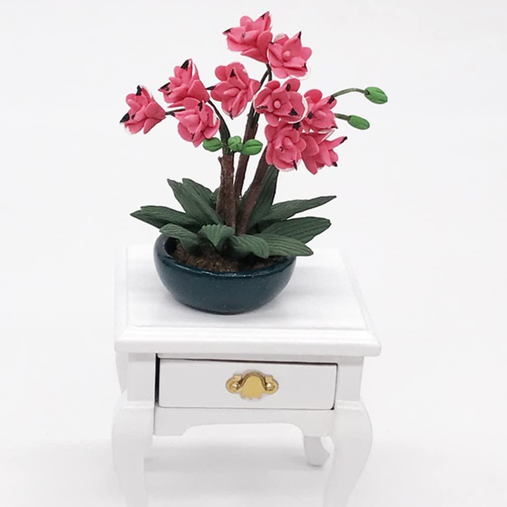 ibasenice Artificial Flower Desk Decoration Mini Landscape Plant Model Mini Toy Table Plant Model Fake Plant Model Plant Mini Plant Model Toy Table Accessory Mini Landscape Decor