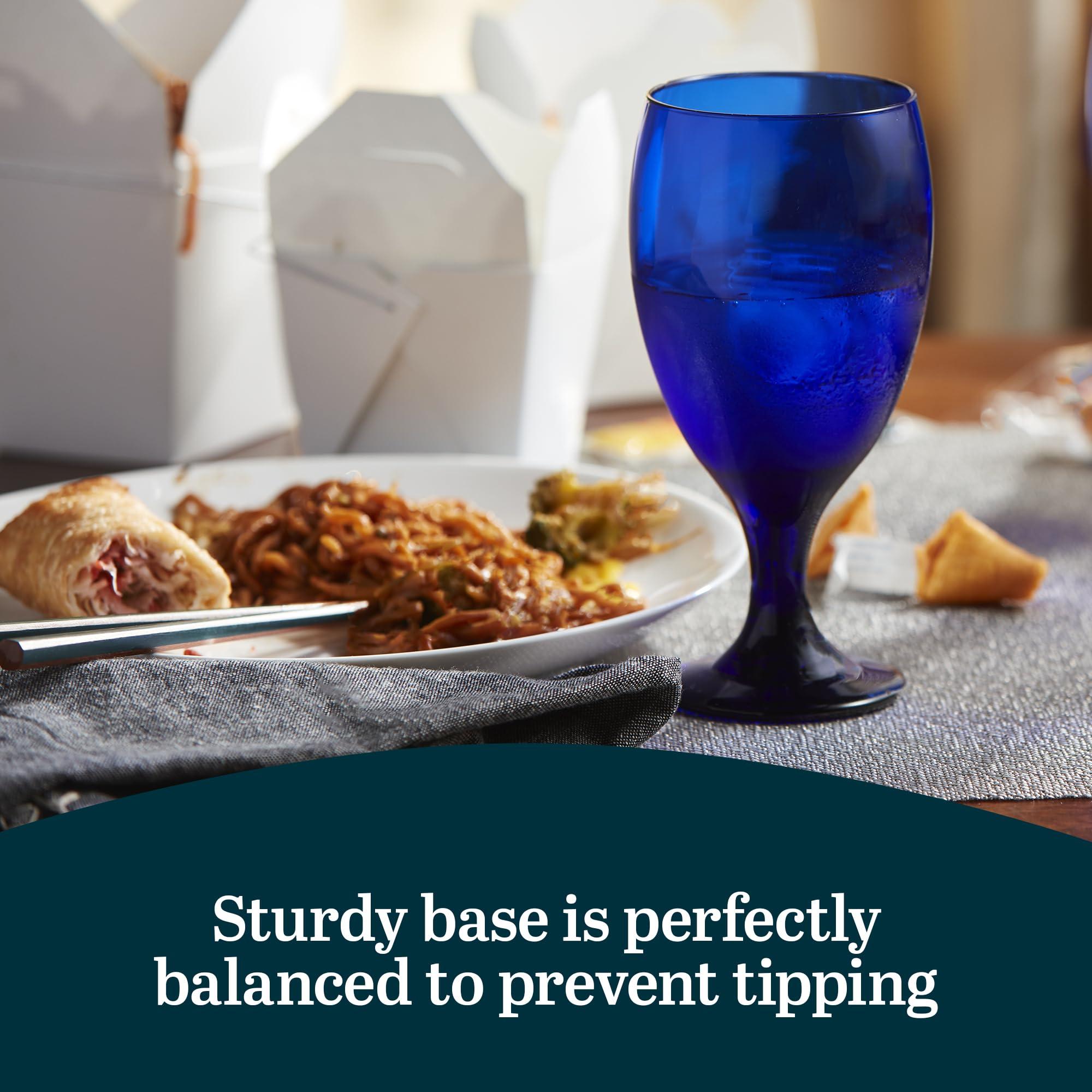 Libbey Libbey Premiere Cobalt Iced Tea Goblet Beverage Glasses, 16.25-ounce, Set of 12