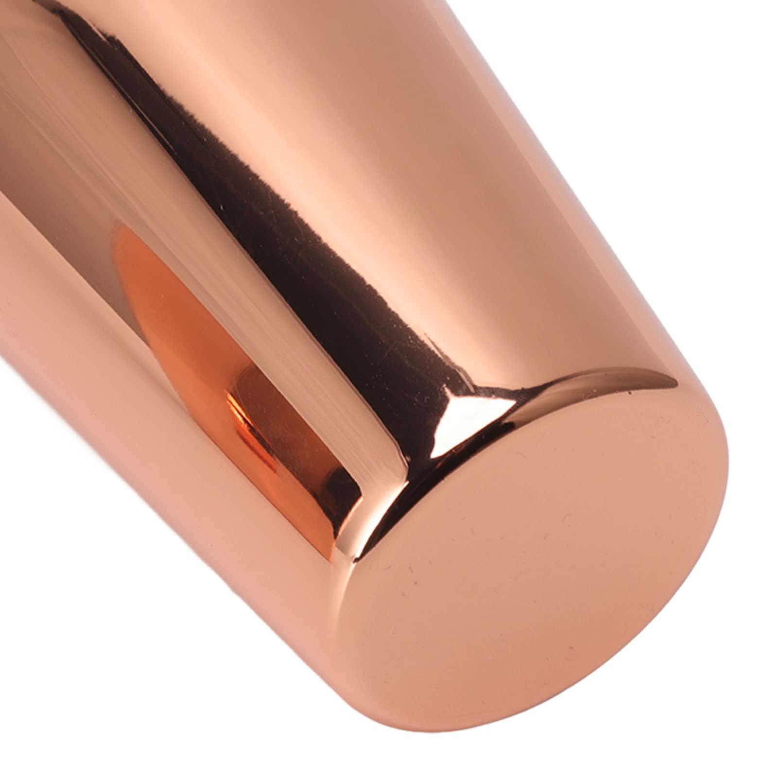 Yuecoom Boston Cocktail Shaker Set, Stainless Steel Rose Gold Glossy Surfaces Leakproof Boston Shaker Set for Drink Mixing