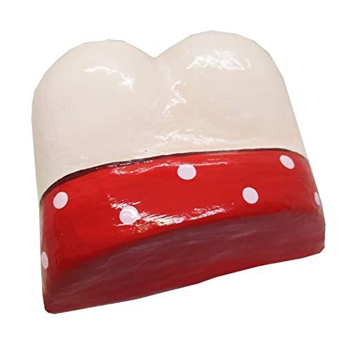 WitnyStore Toilet Paper Holder Tissue Bathroom Paper Mache Holding roll Handmade Booty Bum Butt Ass Craft Chic Home Decor Funny Joke