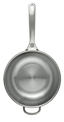 Le Creuset Le Creuset Tri-Ply Stainless Steel 3.5 Quart Saucier Pan