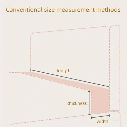 XMAYODS XMAYODS Bed Gap Filler Queen/King/Full/Twin Wall Side for Headboard Space Filler Bed Crack Pillow Stopper Wall Side Mattress Extender Memory Foam Mattress Gap Filler(#1,180x15x35cm/71x6x14in)