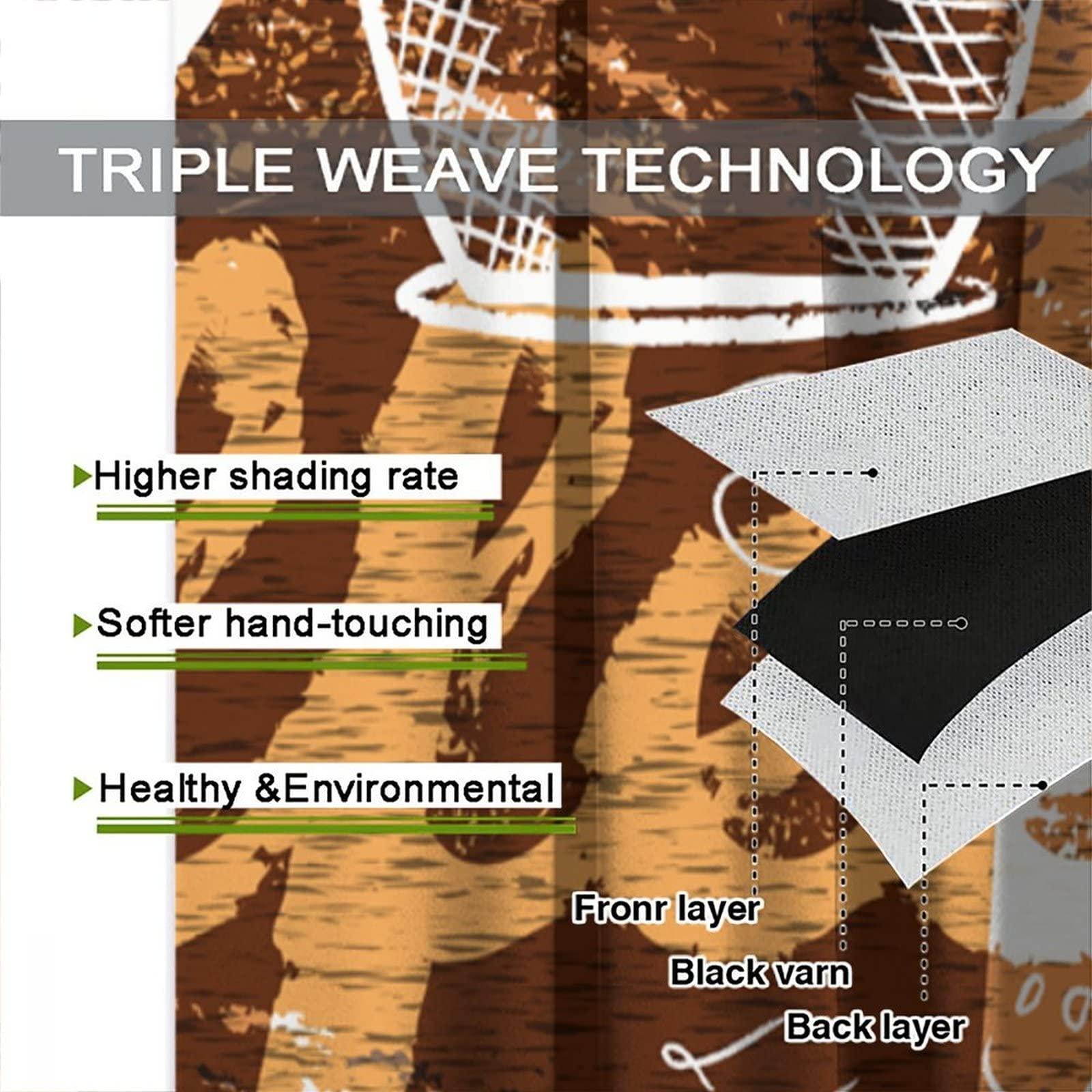 YCness Coffee Kitchen Curtains, Coffee Theme Decor Coffee Curtains for Kitchen Windows, Cafeteria Tea Party Pattern for Caf Decor 2 Panel Sets,55x63 Inch