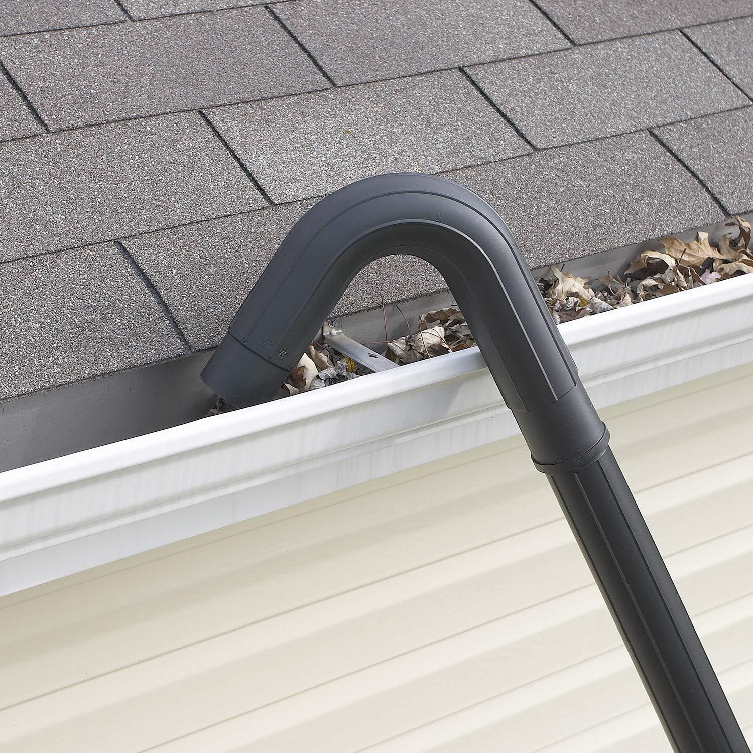 WORKSHOP Wet/Dry Vacs WORKSHOP Wet/Dry Vacs Vacuum Accessories WS25051A Gutter Cleaning Kit for Wet Dry Vacuum Cleaners, 2-1/2-Inch Wet/Dry Shop Vacuum Attachments Designed For Cleaning and Blowing Debris from Gutters