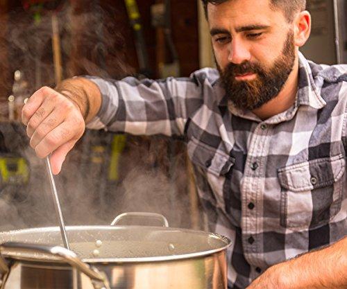 Northern Brewer Northern Brewer - MegaPot Stainless Steel Brew Kettle with Volume Markings (8 Gallon w/Valve and Thermometer)