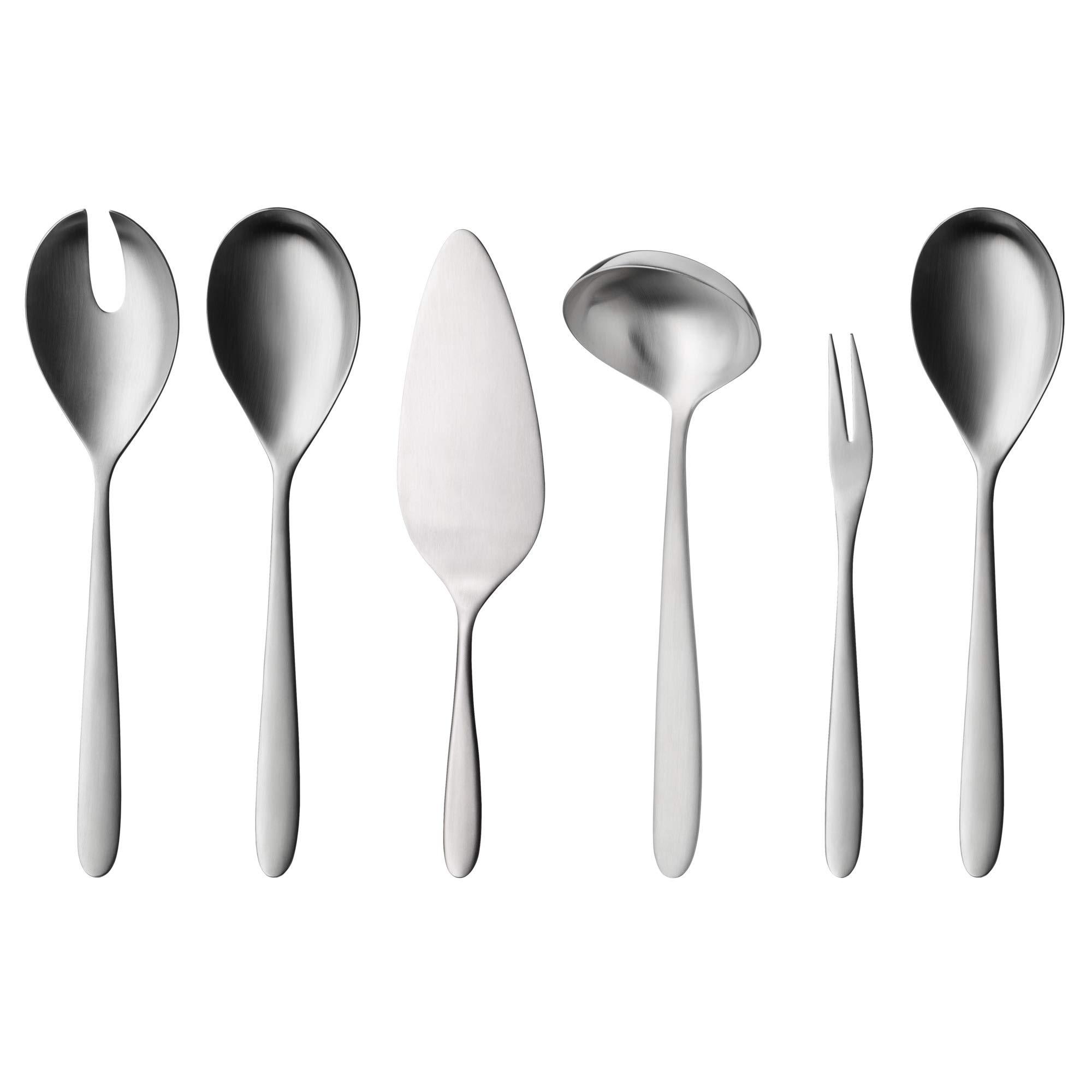 WMF WMF Silk Cromargan Cutlery Set for 12 People, Silver, 66-Piece