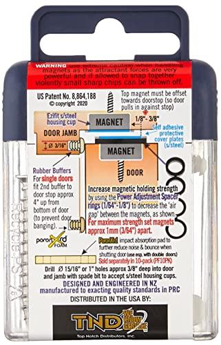 Precision Lock Precision Lock PLS-24 PRO Concealed Magnetic Catch, Silver