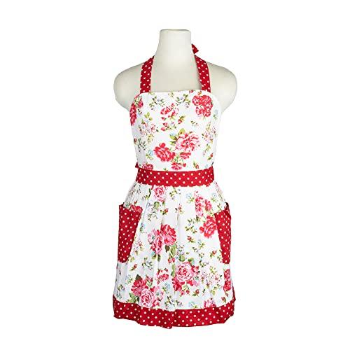 NEOVIVA NEOVIVA Kitchen Aprons with Pockets for Mama and Me, Cute Mother and Daughter Matching Apron Set for Cooking, Baking and Gardening