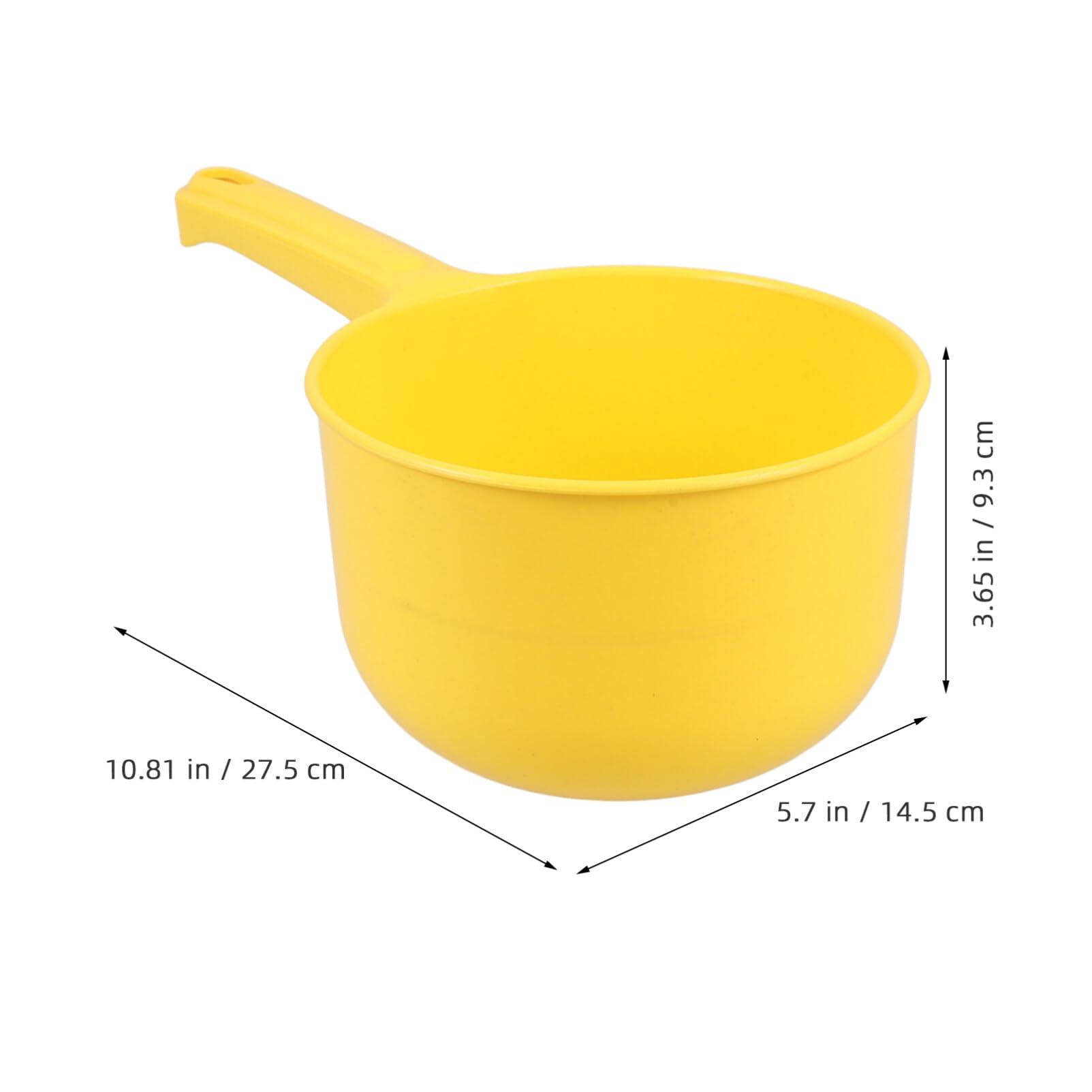 HOLIDYOYO HOLIDYOYO Japanese Plastic Water Ladle Bath Ladle Dippers, 3pcs Washing Spoons Shower Bucket Water Bath Scoop Bathroom Water Scoop Cup Home Essential Kitchen Home Tools