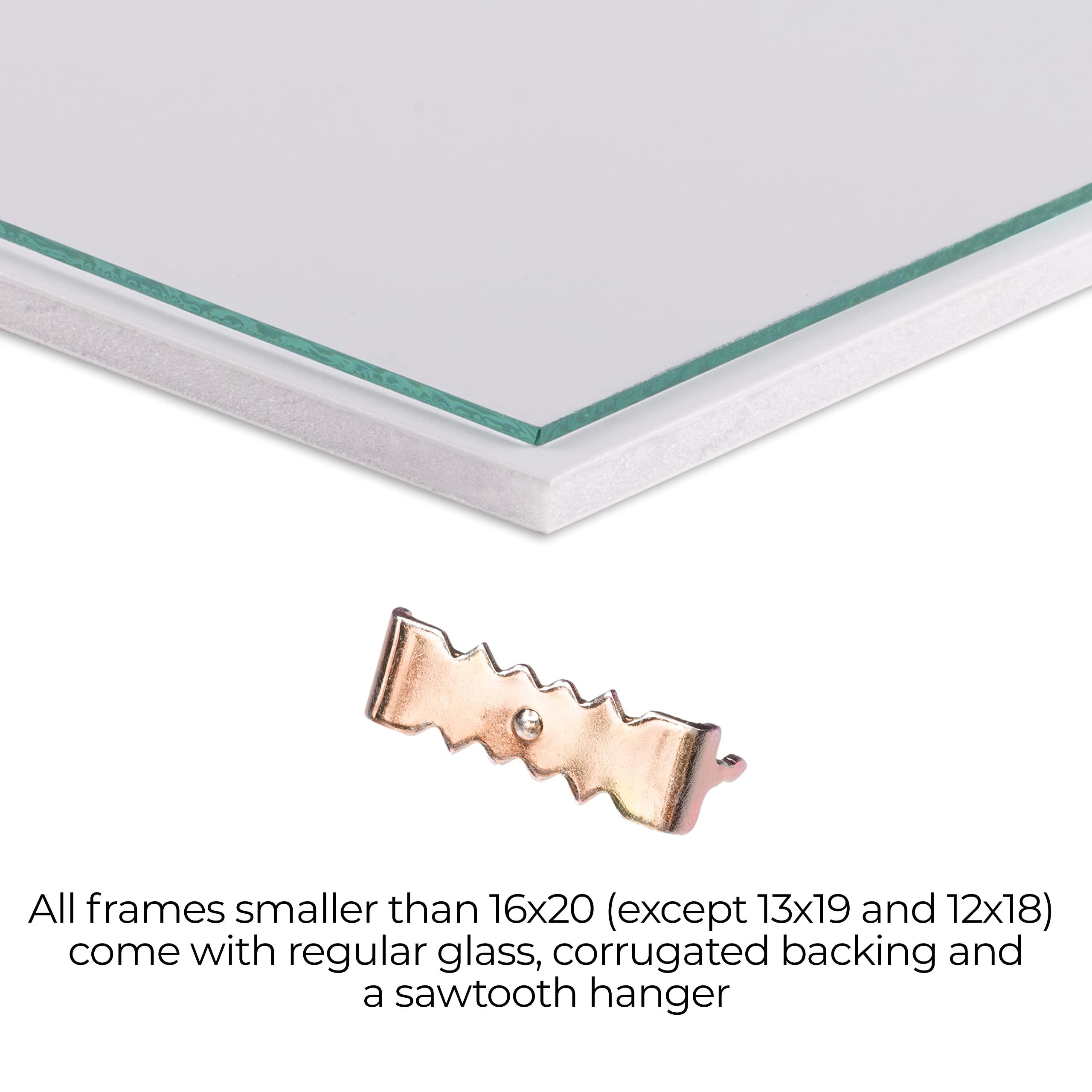 ArtToFrames ArtToFrames 8x12 Inch Green Picture Frame, This 0.81 Inch Custom Wood Poster Frame is Olive - Comes with Foam Backing 3/16 inch and Regular Glass (FBPLE100927-8x12)