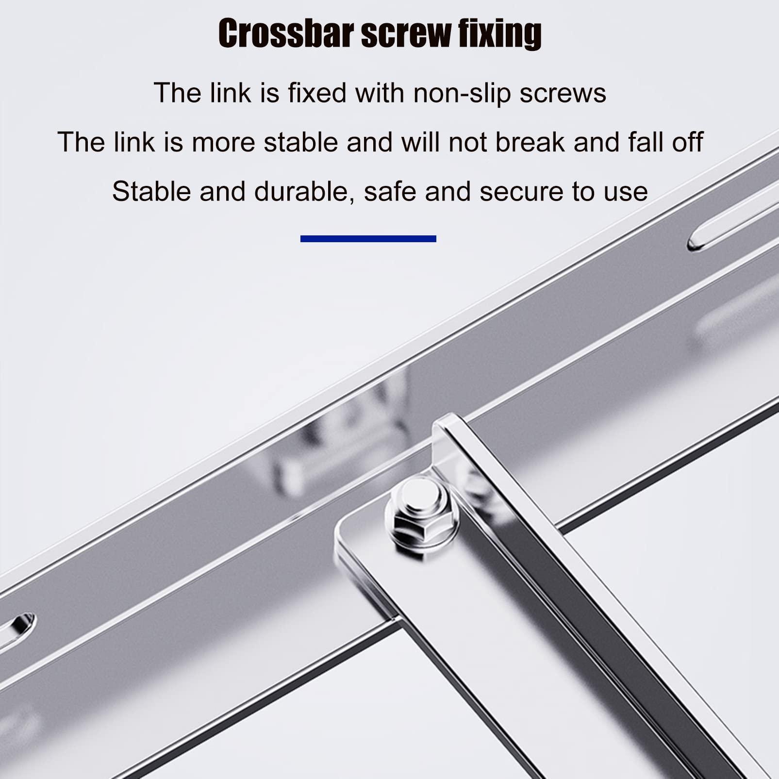 Fadiadem Fadiadem Heavy Duty Stainless Steel Brackets Mini Split Stand, Outdoor Wall Mounting Bracket for Condenser Ductless Air Conditioner Heat Pump & HVAC Systems, Air Conditioner Shelf Can Support 500 lbs