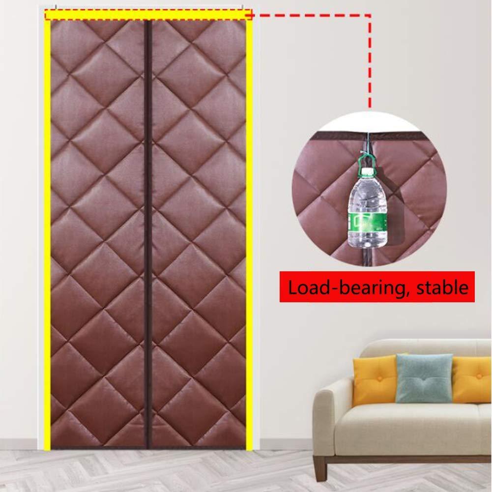 LSXIAO-Door Curtain Thermal Insulated Door Curtain Hot Curtain Thick Winter Curtains Waterproof Windproof Sound Insulation Effect Kitchen and Bathroom Partition Curtains, 44 Sizes Lsxiao