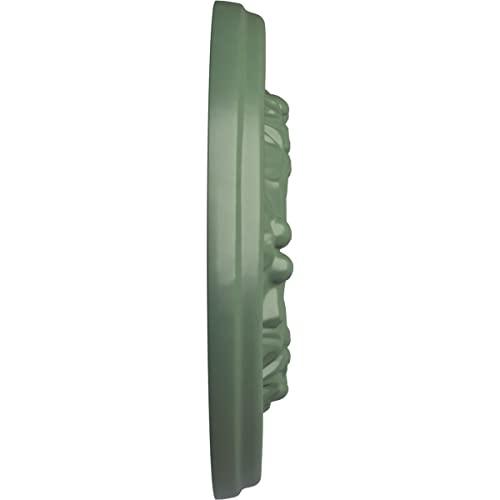 Ekena Millwork Ekena Millwork CM07ODAGF Odessa Ceiling Medallion, 7 1/2\"OD x 1 1/8\"P (Fits Canopies up to 2 1/2\"), Hand-Painted Athenian Green