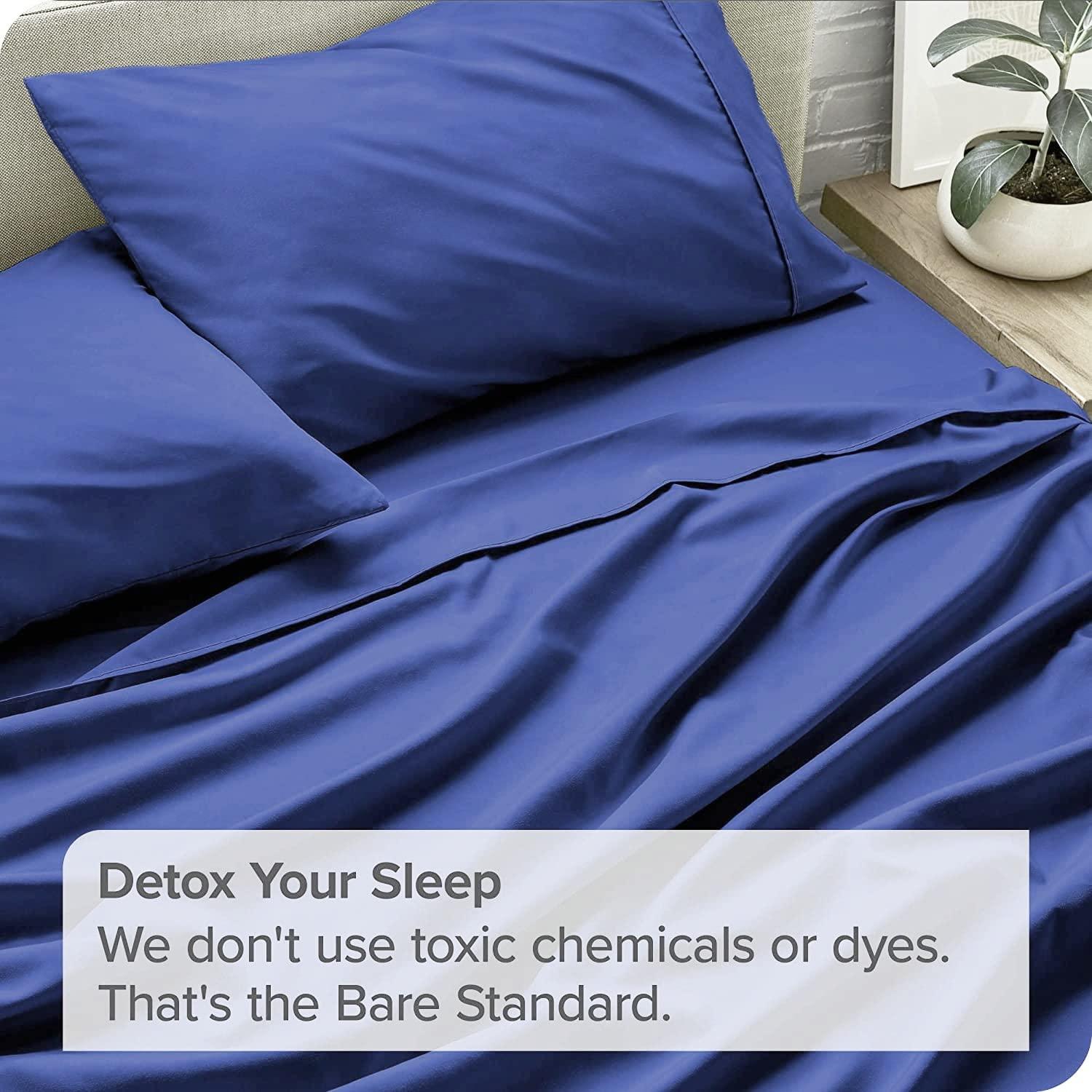 Dhruvi Bedding Dhruvi Bedding Soft 6 Piece Bed Sheets Twin Bed Sheet Set 19 Inches Deep Pocket Egyptian Cotton 1000 Thread Count Soft & Cooling Sheets Sateen Weave Fade & Wrinkle Resistant - Royal Blue