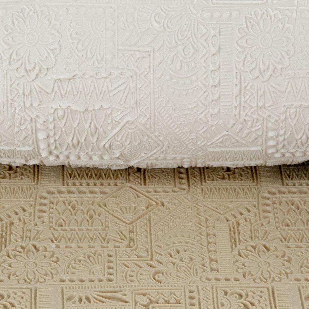 Cool Tools Cool Tools - Flexible Texture Tile - Celtic Squares - 4\" X 2\"