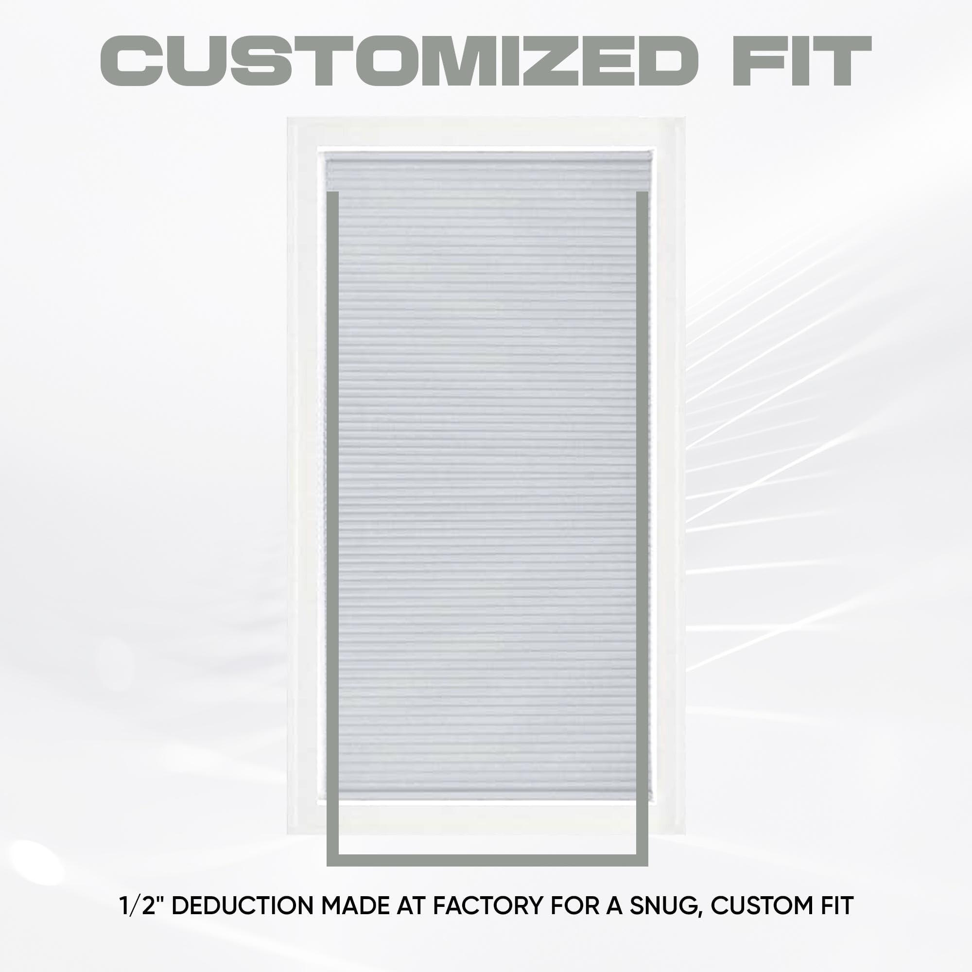 Blinds Emporium Of GA Customize Your Size - Blinds Emporium Premium White Light Filtering or Blackout Honeycomb Cellular Shade 48" in Long - 64 5/8" Wide Thousands of Sizes - Cordless