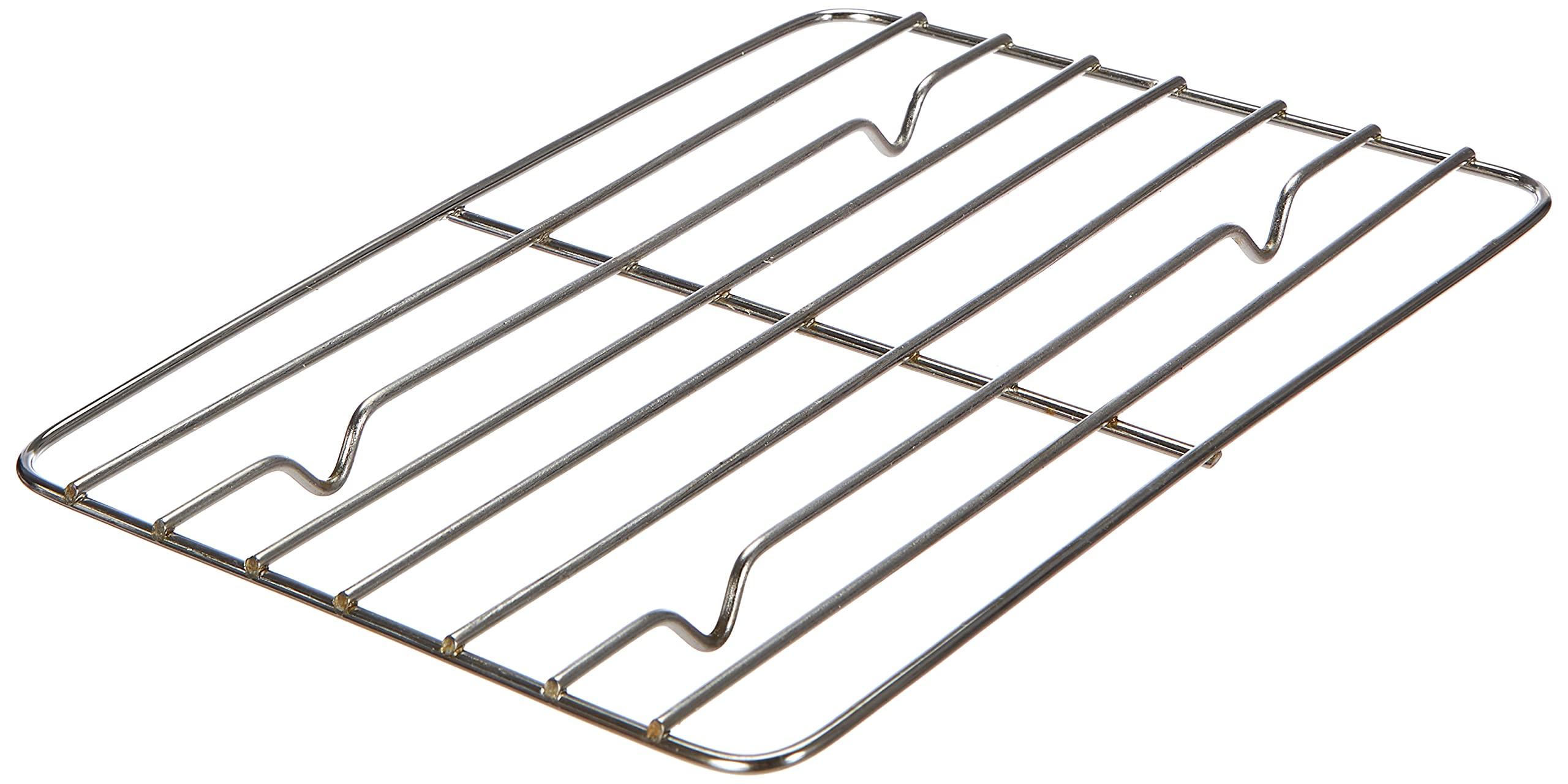 GSW GSW Stahlwaren GmbH Baking Pan with Grill Rack, 25 x 19 x 5.9 cm, 2.4 L, Stainless Steel, Silver