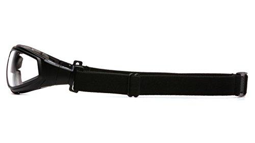 Pyramex Safety Pyramex XSG Reader Safety Glasses, Black Frame/Clear Anti-Fog + 1.5 Lens