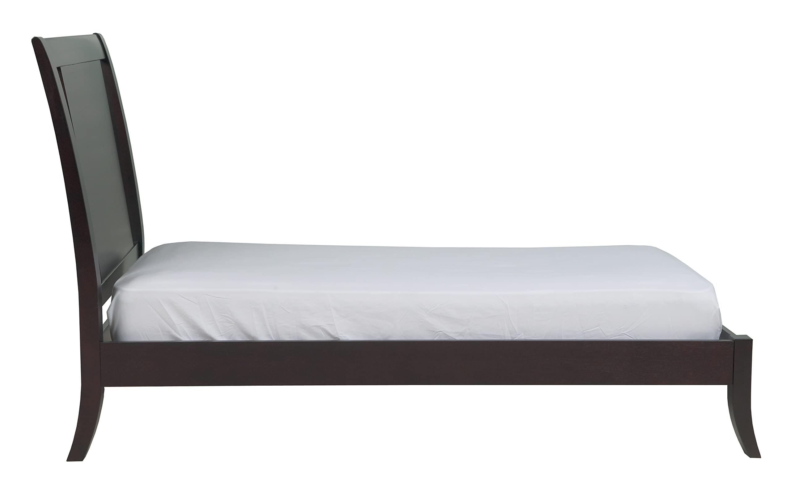 Modus Furniture Modus Furniture Solid-Wood Low-Profile Bed, Twin, Nevis - Espresso