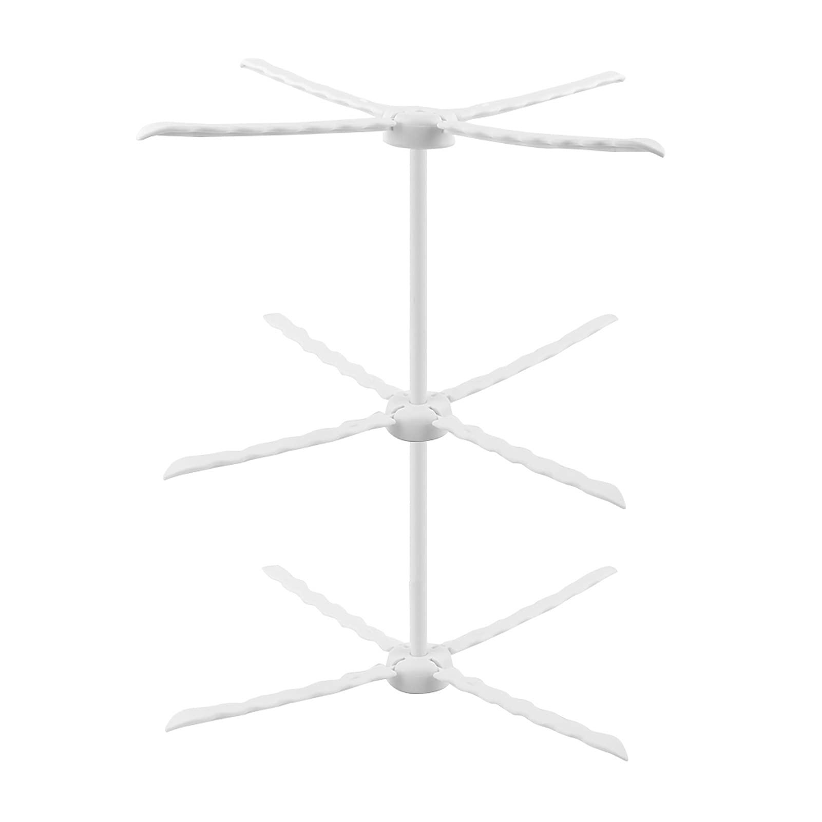Pilipane Pilipane Foldable Pasta Drying Rack, Plastic Foldable Homemade racy Spaghetti Stand Dryer Noodle Hanger for Kitchen, Fondant Gum Paste Flower Drying, Stable, Easy Storage, Quickly Set Up
