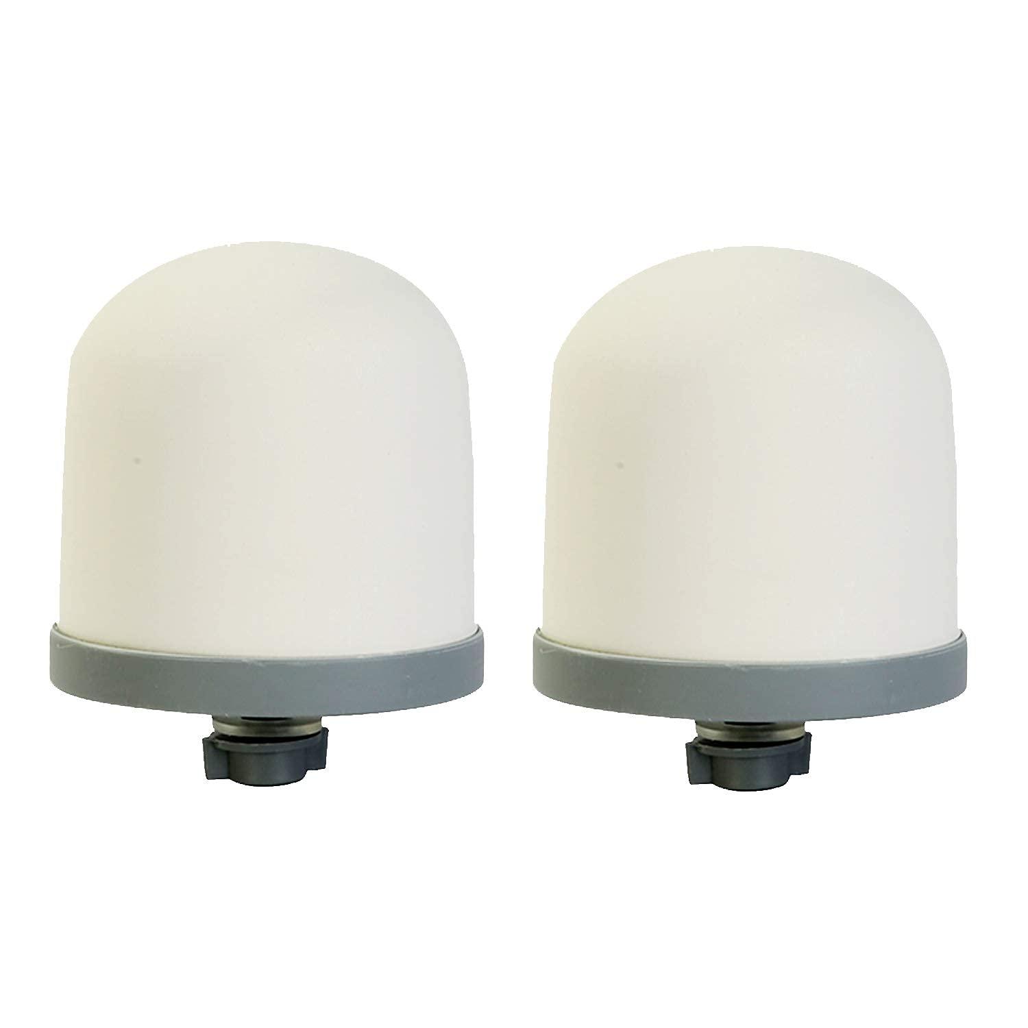 HUINING Huining 2PCS Ceramic Dome Replacement Filter for Household Water Bucket Filtration System Water Pitcher