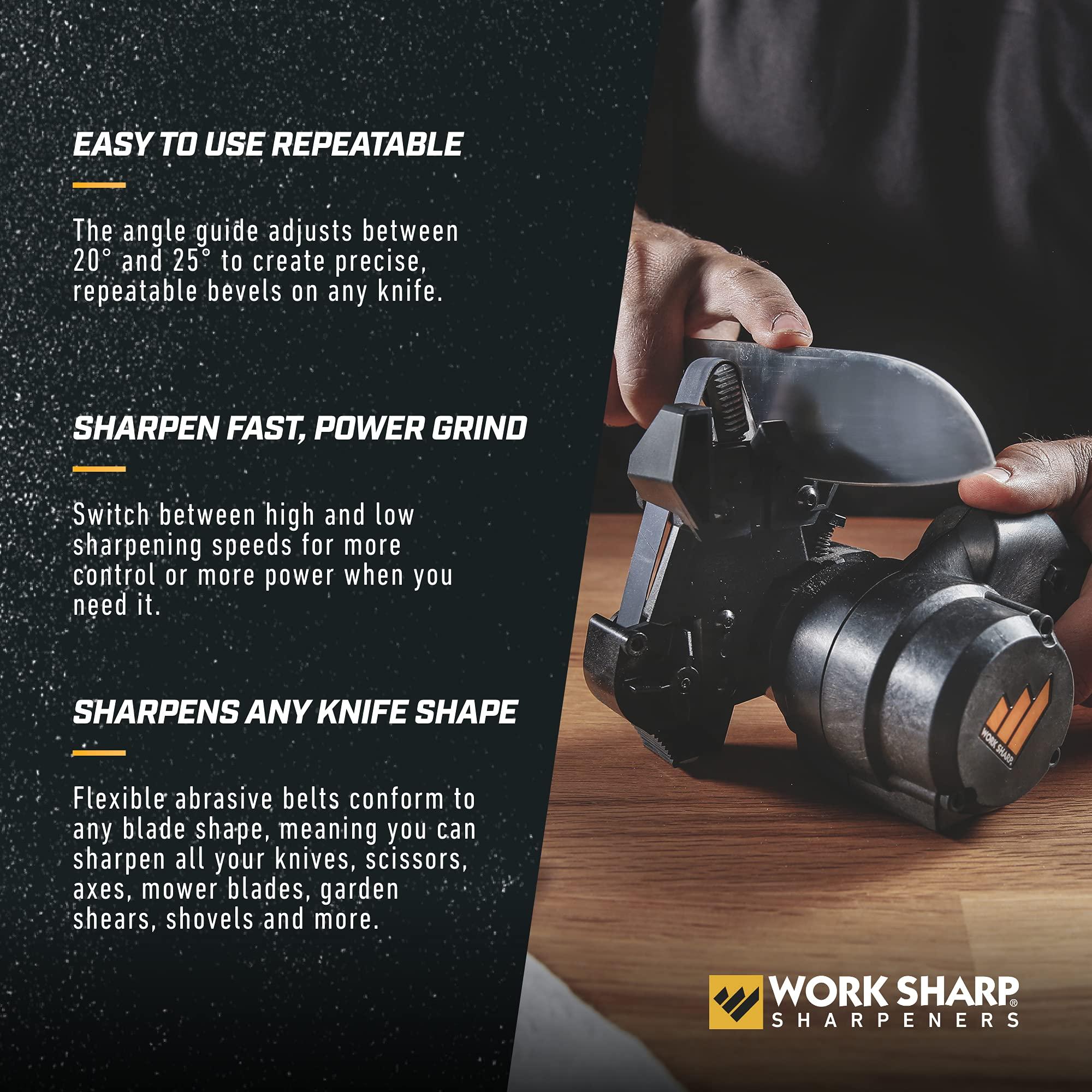 WORK SHARP Work Sharp MK2 Professional Electric Knife and Tool Sharpener - Adjustable Tool and Knife Sharpening System