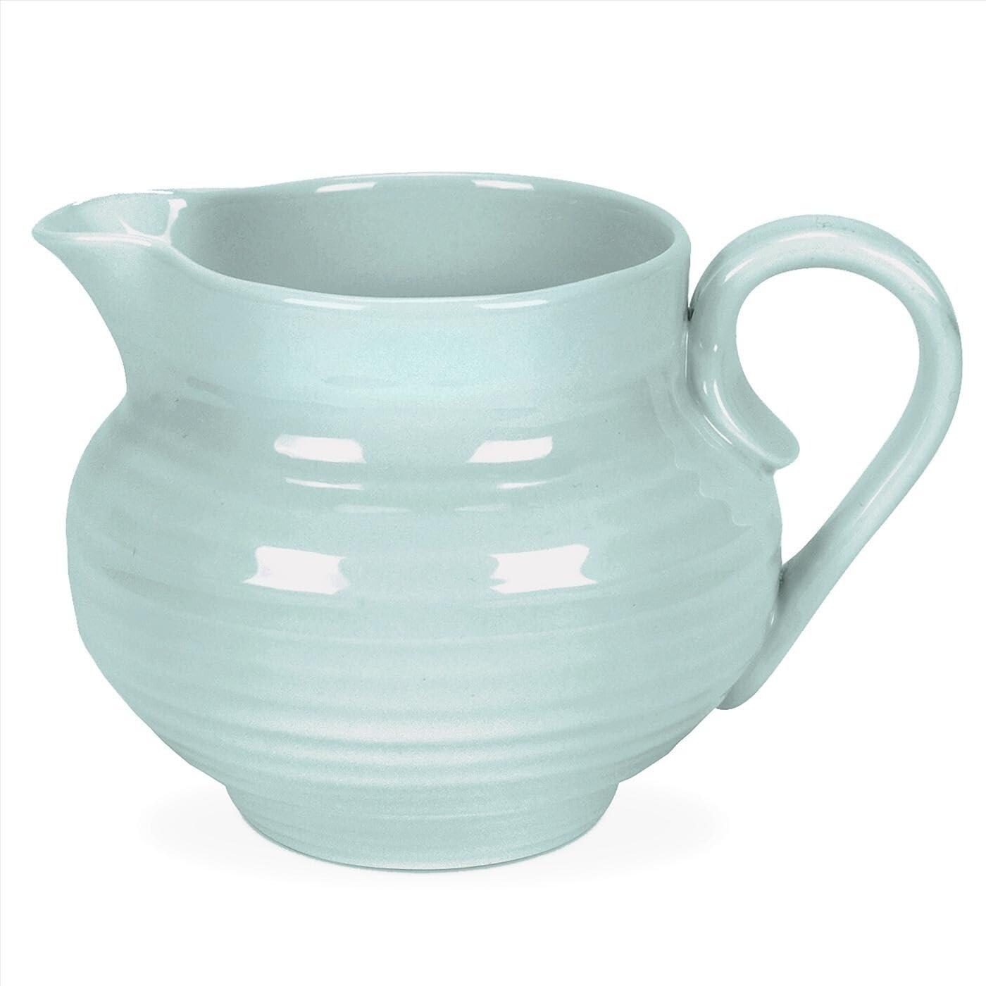Portmeirion Portmeirion Sophie Conran 10 Fl. Oz. Cream Jug | Cleadon Small Creamer Pitcher | Made from Fine Porcelain | Dishwasher and Microwave Safe | Perfect for Coffee and Milk