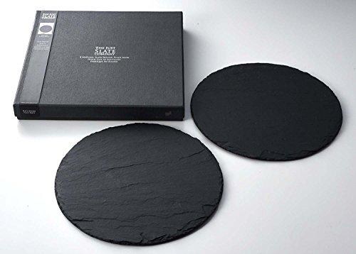 The Just Slate Company The Just Slate Company Slate Place Mats, L, Brown