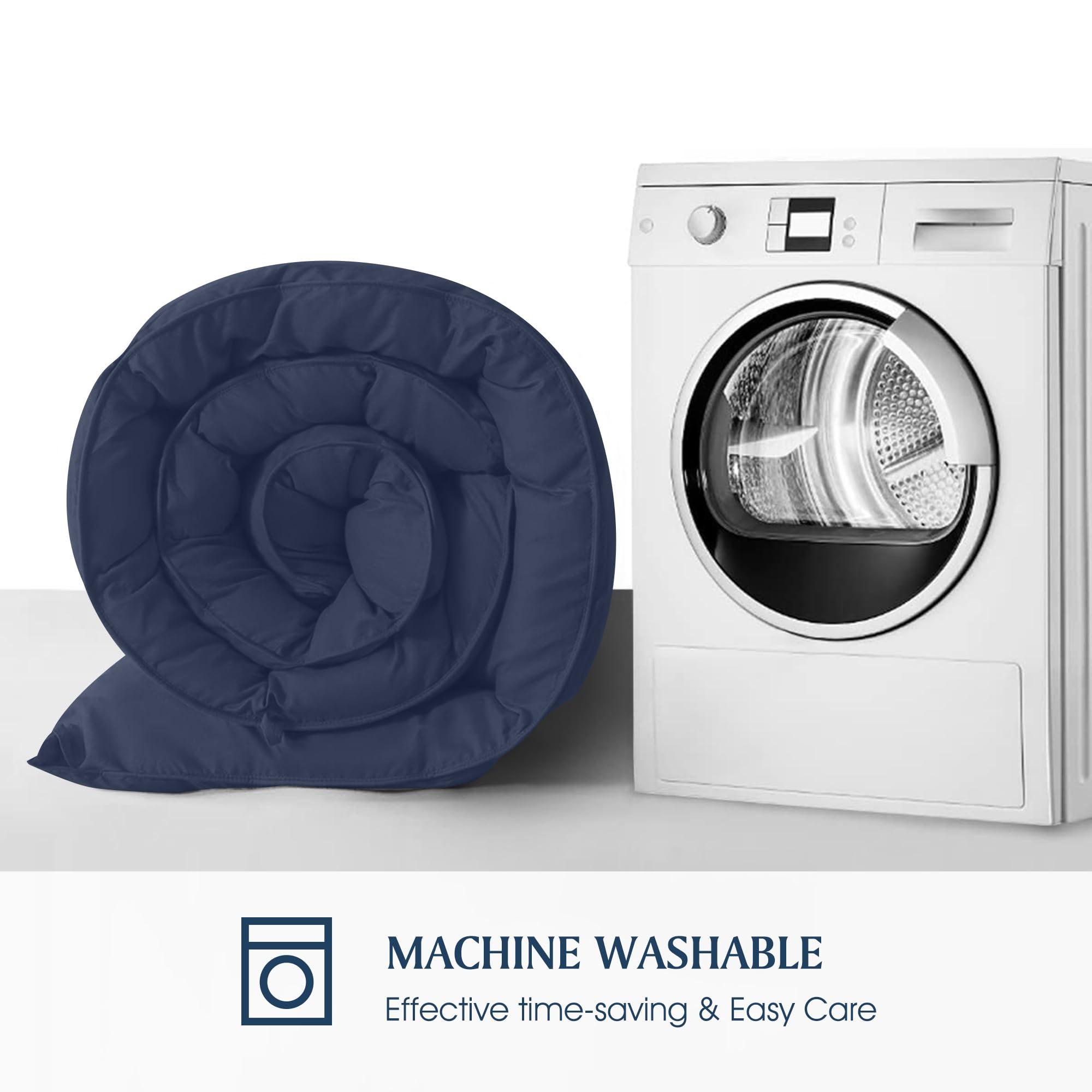 Blue Ridge Home Fashions Blue Ridge Home Fashions Microfiber Light Weight Solid Down Alternative All Season Comforter - Hypoallergenic Polyester Fill Twin