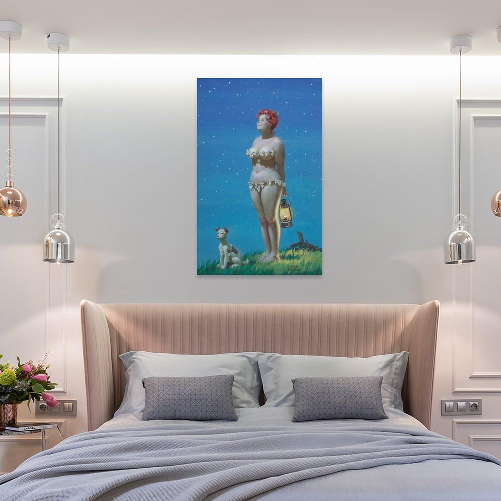 AAHARYA AAHARYA Duane Bryers Poster Fat Girl Hilda Art Drawing Canvas Print (9) Canvas Painting Wall Art Poster for Bedroom Living Room Decor 16x24inch(40x60cm) Frame-style