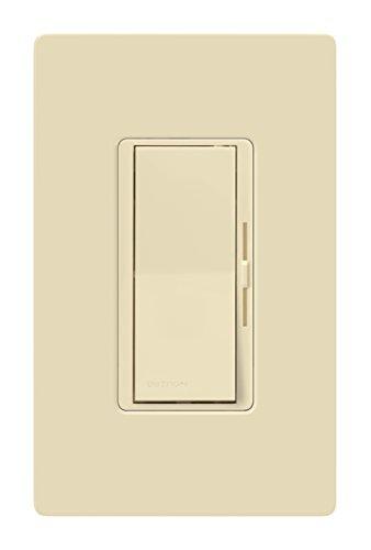 Lutron Lutron Diva LED+ Dimmer Switch for Dimmable LED, Halogen and Incandescent Bulbs, 250W/Single-Pole or 3-Way, DVCL-253P-IV, Ivory