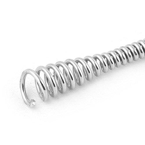 uxcell uxcell Plastic Handle Home Toilet Drain Closet Auger Plugger Cleaner Wire 1.35M Long