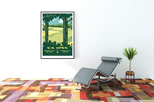 Lee Wybranski Lee Wybranski Official Golf Art / 2009 U.S. Open Major Championship at world famous golf course Bethpage Black / 24" x 36" Print/Golf Gifts Golf Accessories Golf Gifts for Men