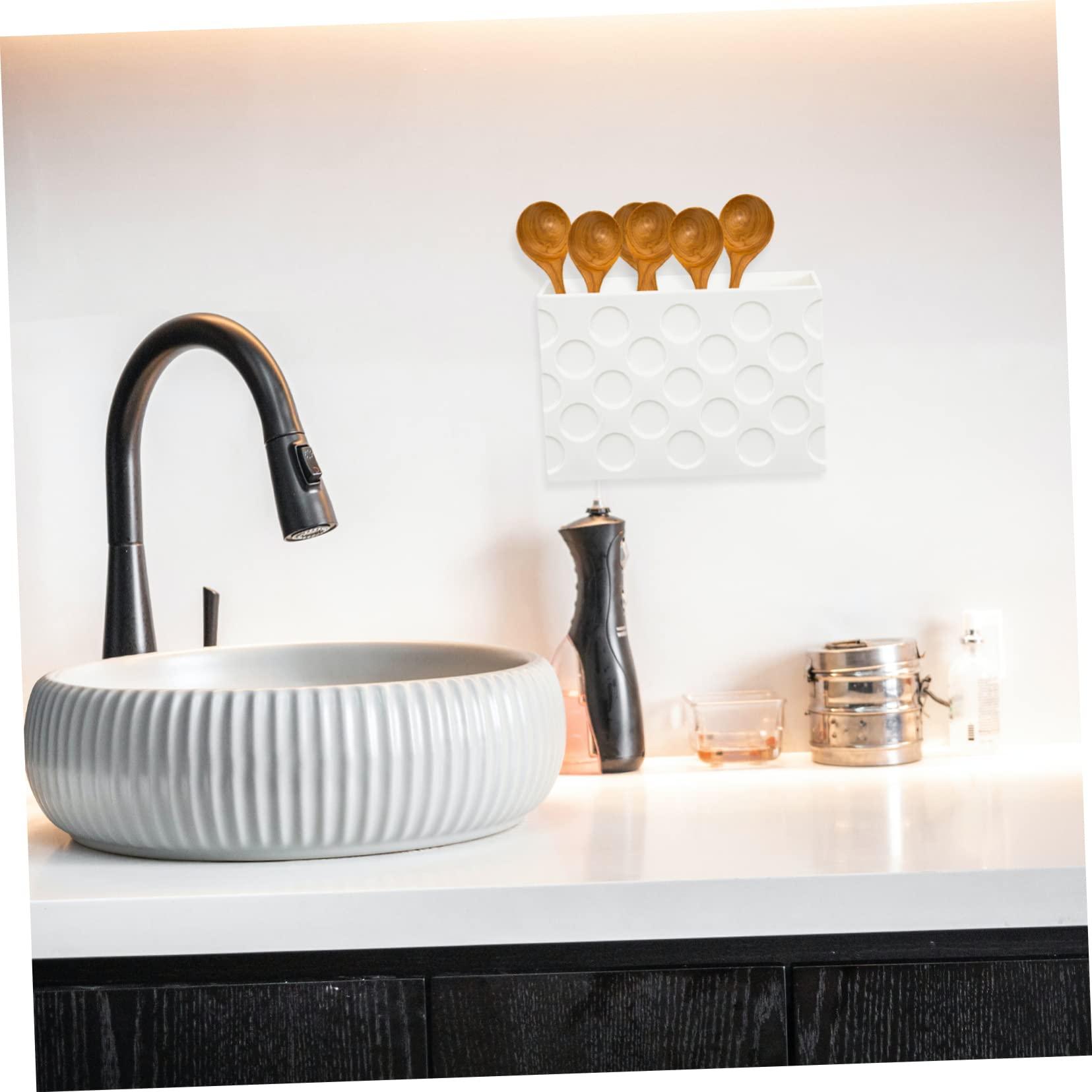 HOOTNEE HOOTNEE Box Magnetic Storage Box Organizer Can Holder Magnetic Fridge Rack Fridge Organisers Locker Fridge Storage Containers Duty Fridge Magnets Bins Holder for Fridge Pot Plastic White