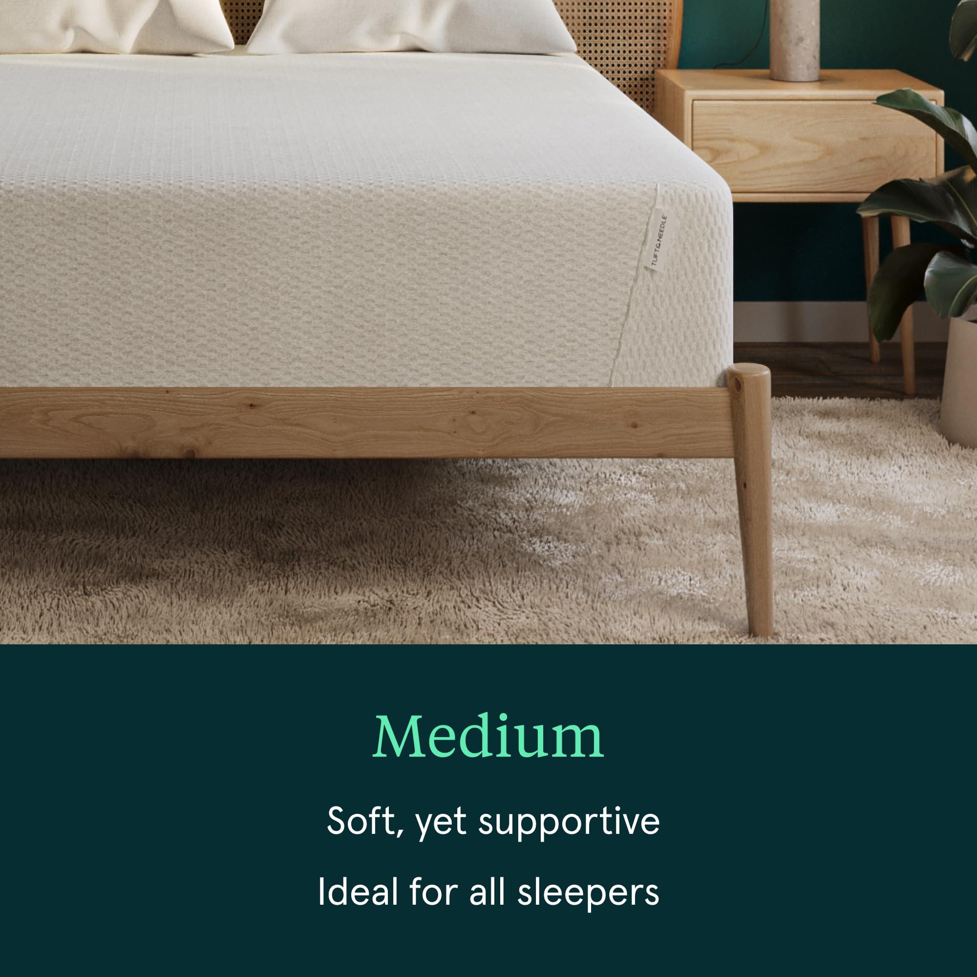 Tuft & Needle Tuft & Needle Kin Medium Plush 12\" Twin Adaptive Foam Mattress in a Box, Cooling Gel, Pressure Relief, Durable Support, 100 Night Trial, Fiberglass Free, CertiPUR-US, 10-Year Limited Warranty