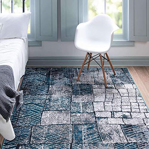 Rugs.com Rugs.com Valencia Collection Area Rug 8' x 10' Grey Low Rug Perfect for Living Rooms, Large Dining Rooms, Open Floorplans