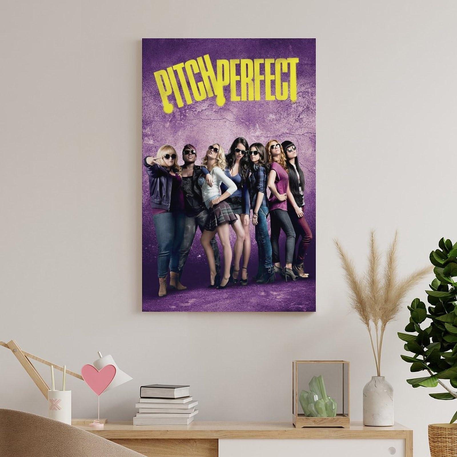 EHYXTEGX Movie Poster Pitch Perfect Poster 1 Canvas Painting Posters And Prints Wall Art for Living Room Bedroom Decor 12x18inch(30x45cm)