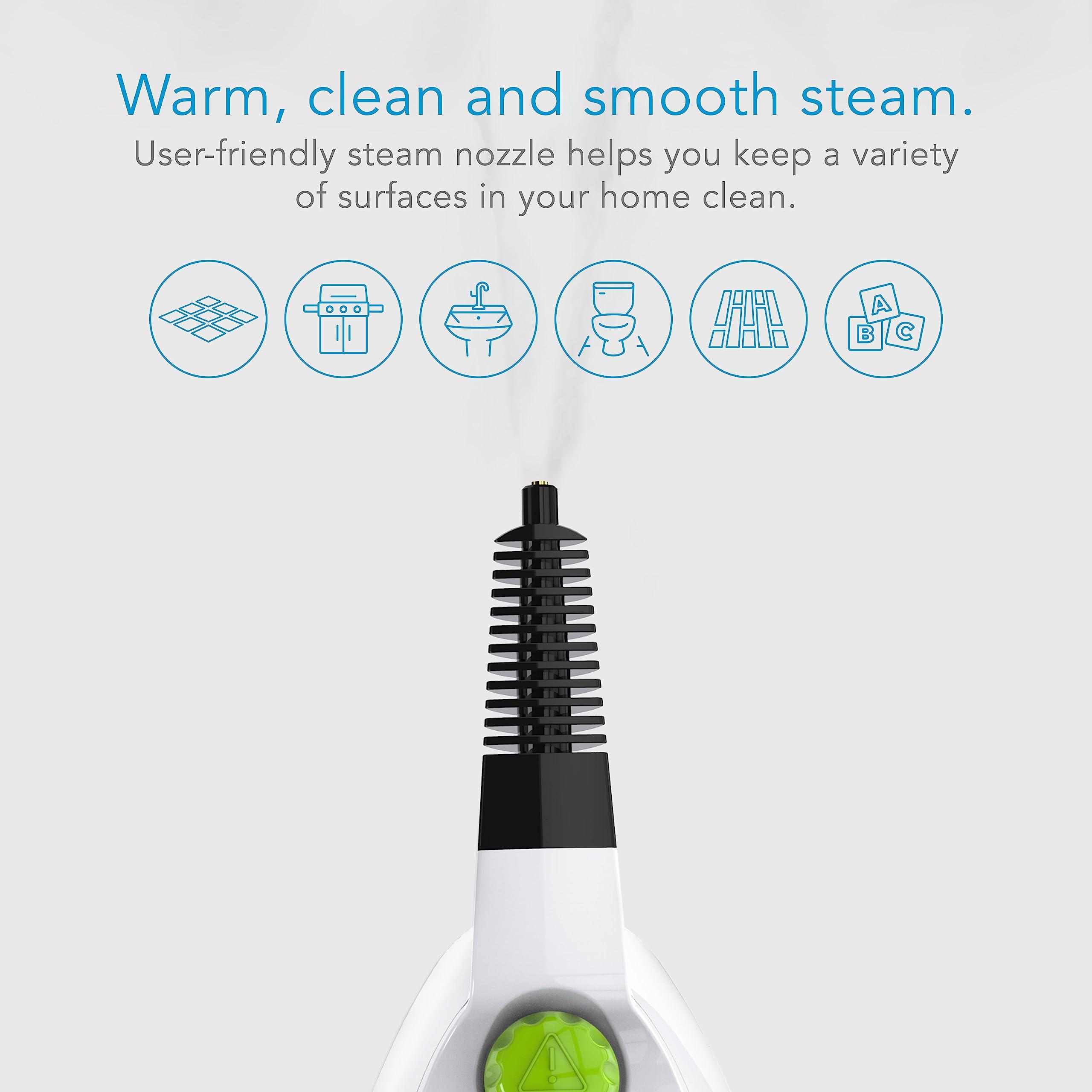 Steamfast Steamfast SF-210 Handheld Steam Cleaner with 6 Accessories included to remove dirt, grime, grease and more