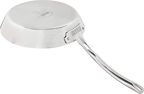 Viking Culinary Viking Culinary Contemporary 3-Ply Stainless Steel Nonctick Fry Pan, 10 Inch, Ergonomic Stay-Cool Handle, Dishwasher, Oven Safe, Works on All Cooktops including Induction
