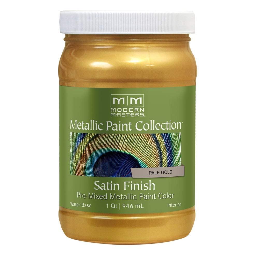 Modern Masters qt Modern Masters ME200 Pale Gold Metallic Paint Collection Water-Based Decorative Metallic Paint