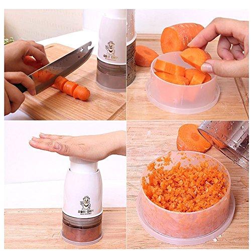 Gomdoli Vegetable Chopper Slicer Food Chopper Korean TV Home Shopping Product (Pink)
