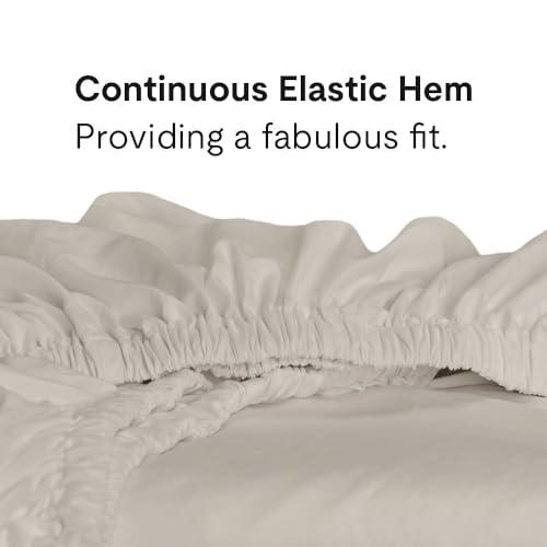 Jennifer Adams Jennifer Adams Eternal Sheet Set, 4-Piece Microfiber Sheets & Pillowcases - Ultra-Soft, Breathable and Wrinkle-Resistant (Linen, Queen)