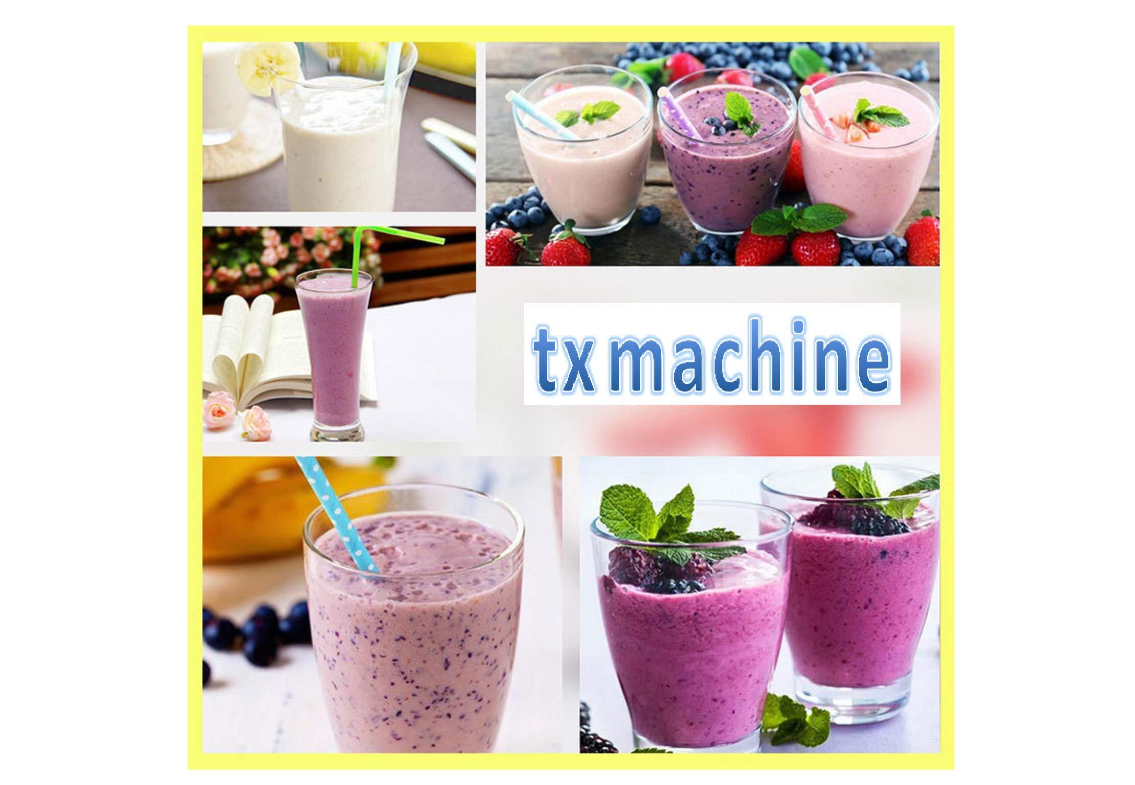 T Milkshake Machine Commercial Milkshake mixer Machine Stainless Steel Milk Mixer Milk Bubble tea machine for Milk Tea Shop Dessert Station with 2 cups (double heads, 110V/60HZ)