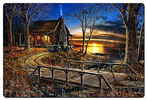 Stupell Industries Stupell Industries Book Stack Perfume Brushes Glam Fashion Watercolor Black Framed Wall Art, 24 x 30, Design By Artist Amanda Greenwood, Model:agp-134_fr_24x30